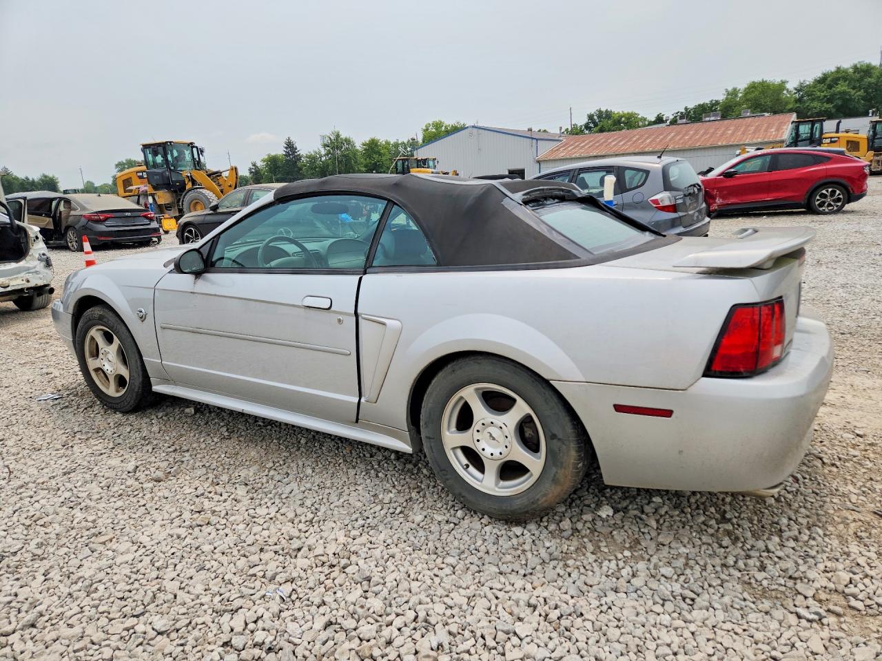 2004 Ford Mustang Silver vin: 1FAFP44664F138470