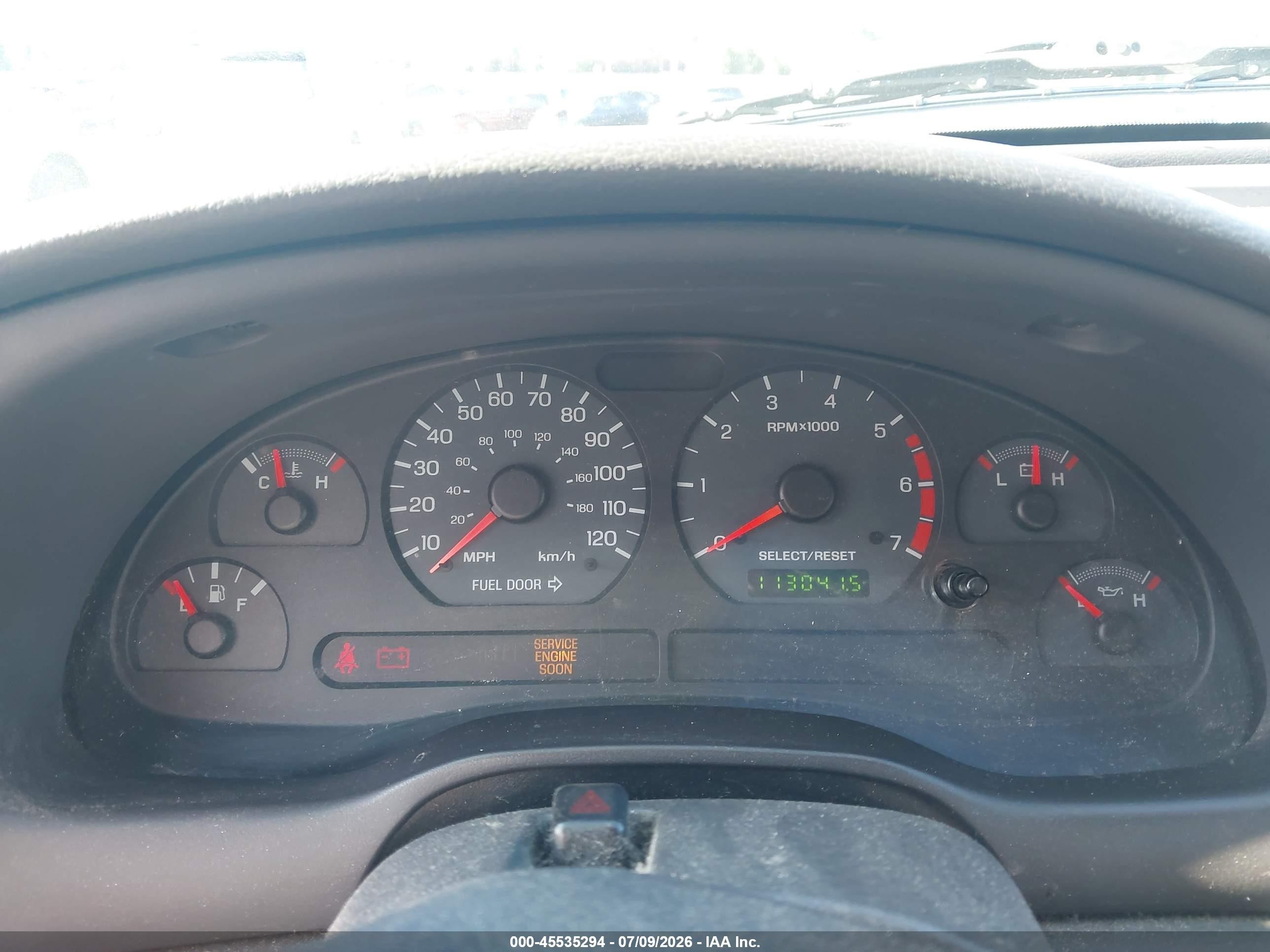 2004 Ford Mustang   Yellow vin: 1FAFP44664F188897