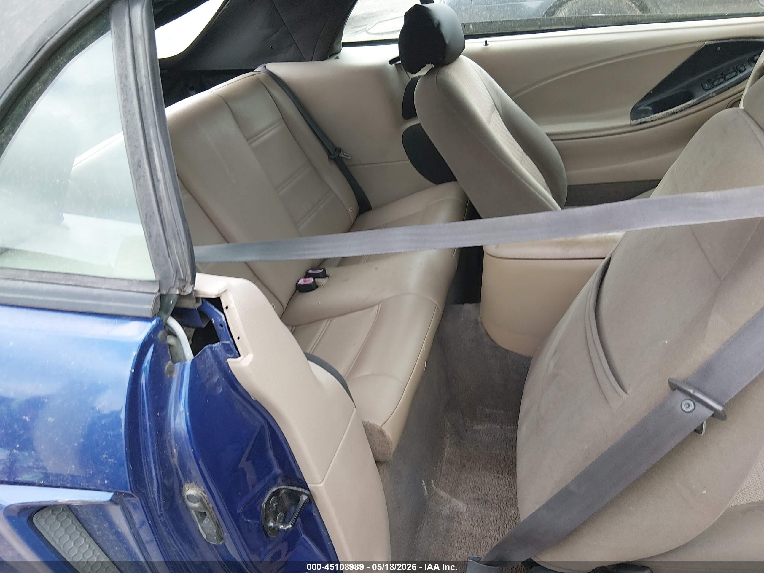 2004 Ford Mustang   Blue vin: 1FAFP44674F188097