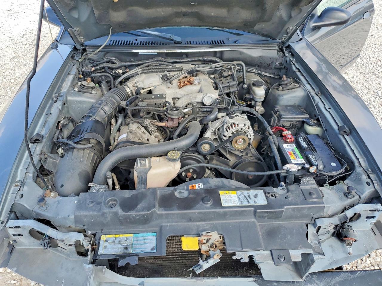2004 Ford Mustang Gray vin: 1FAFP44674F225956