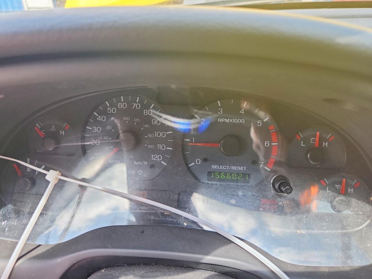 2004 Ford Mustang Yellow vin: 1FAFP446X4F141372