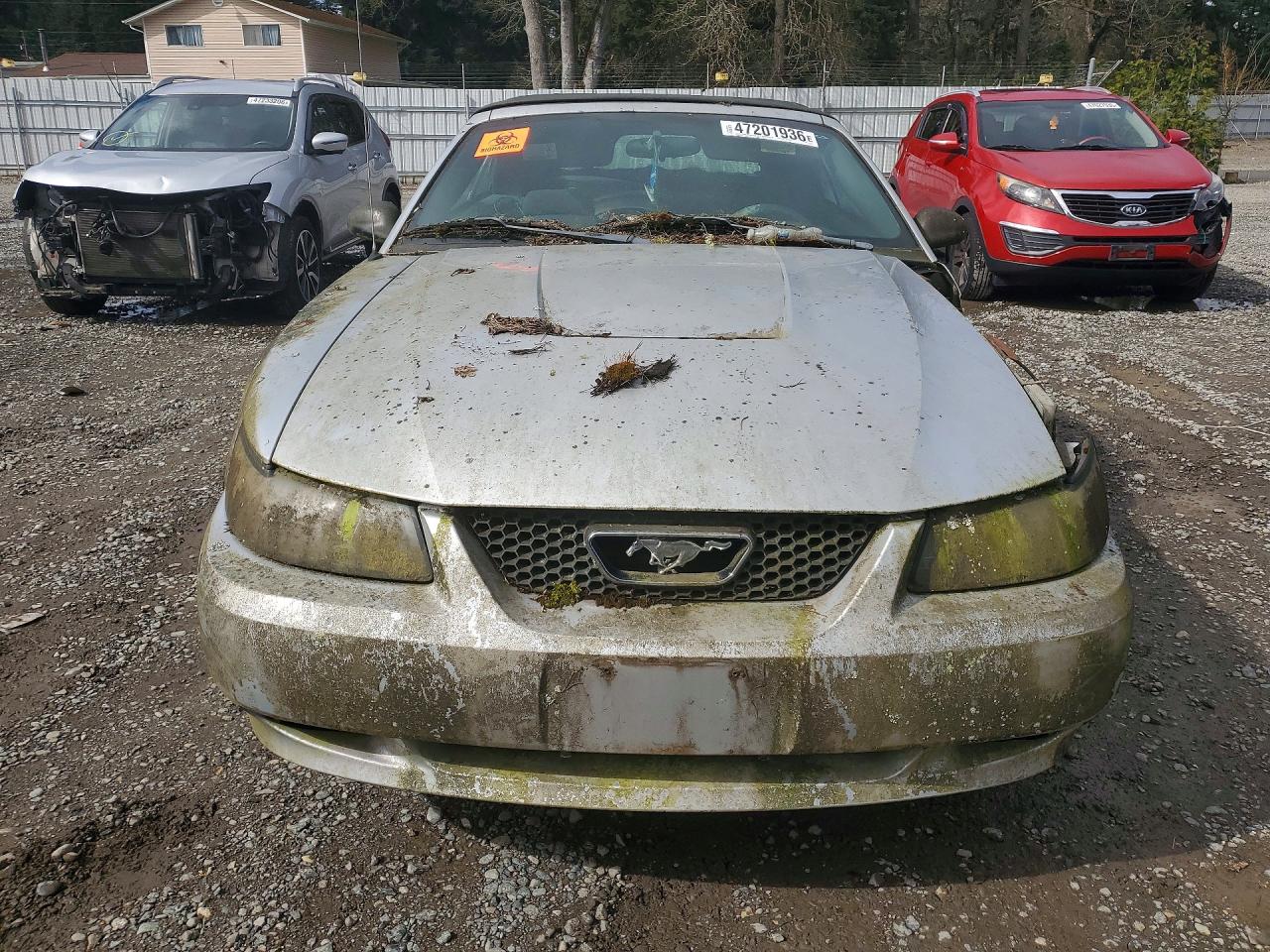 2004 Ford Mustang Silver vin: 1FAFP446X4F216359