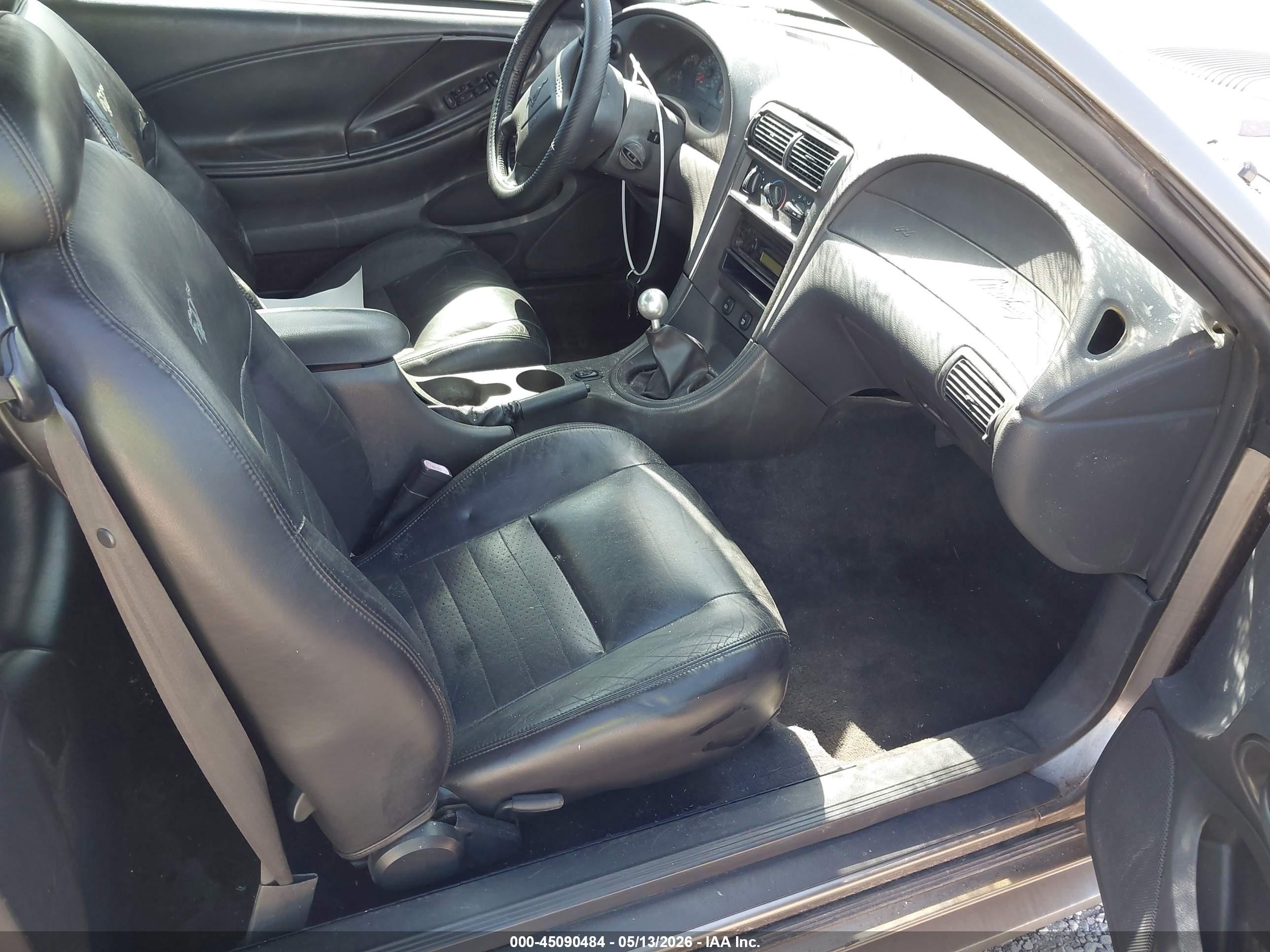 2002 Ford Mustang Gt Серый vin: 1FAFP45X02F174871
