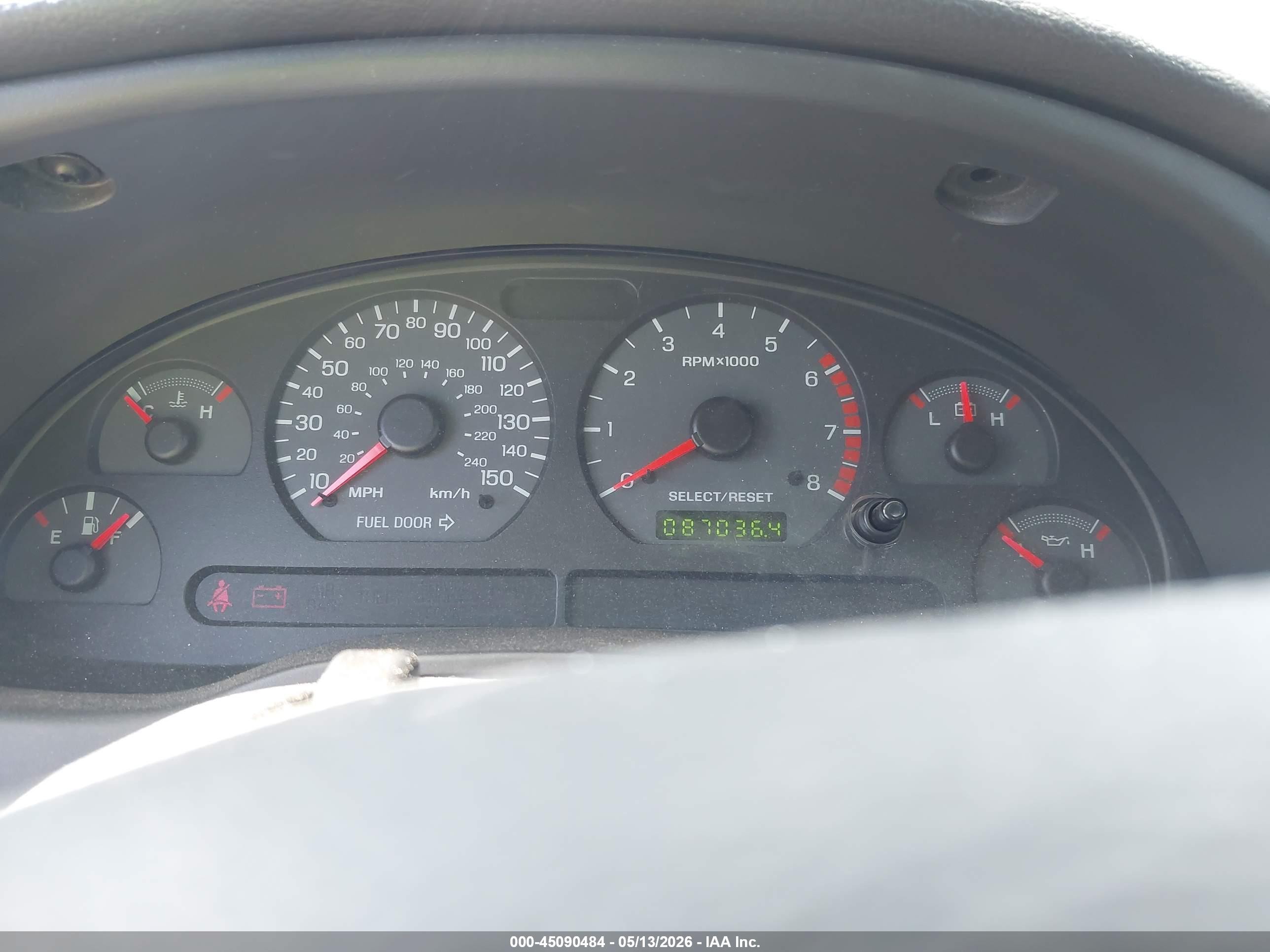 2002 Ford Mustang Gt Серый vin: 1FAFP45X02F174871