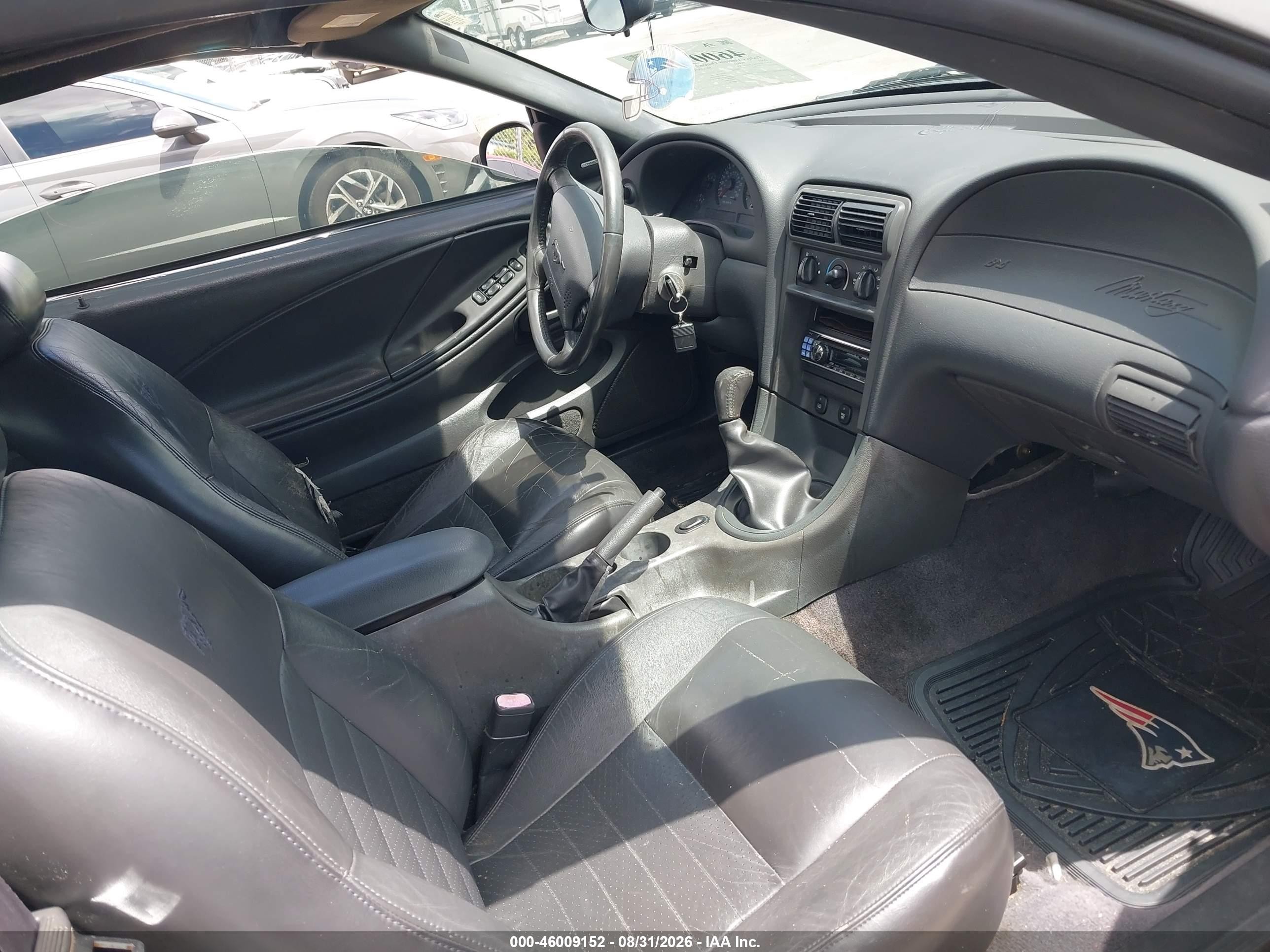 2003 Ford Mustang Gt Серый vin: 1FAFP45X03F306822