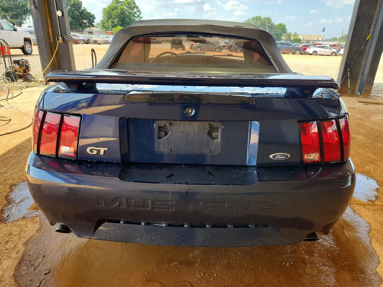 2003 Ford Mustang Gt Blue vin: 1FAFP45X03F368690