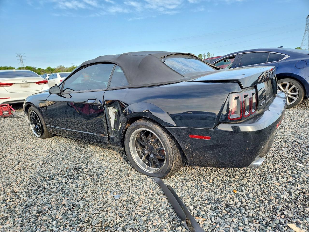 2001 Ford Mustang Gt Black vin: 1FAFP45X11F126679