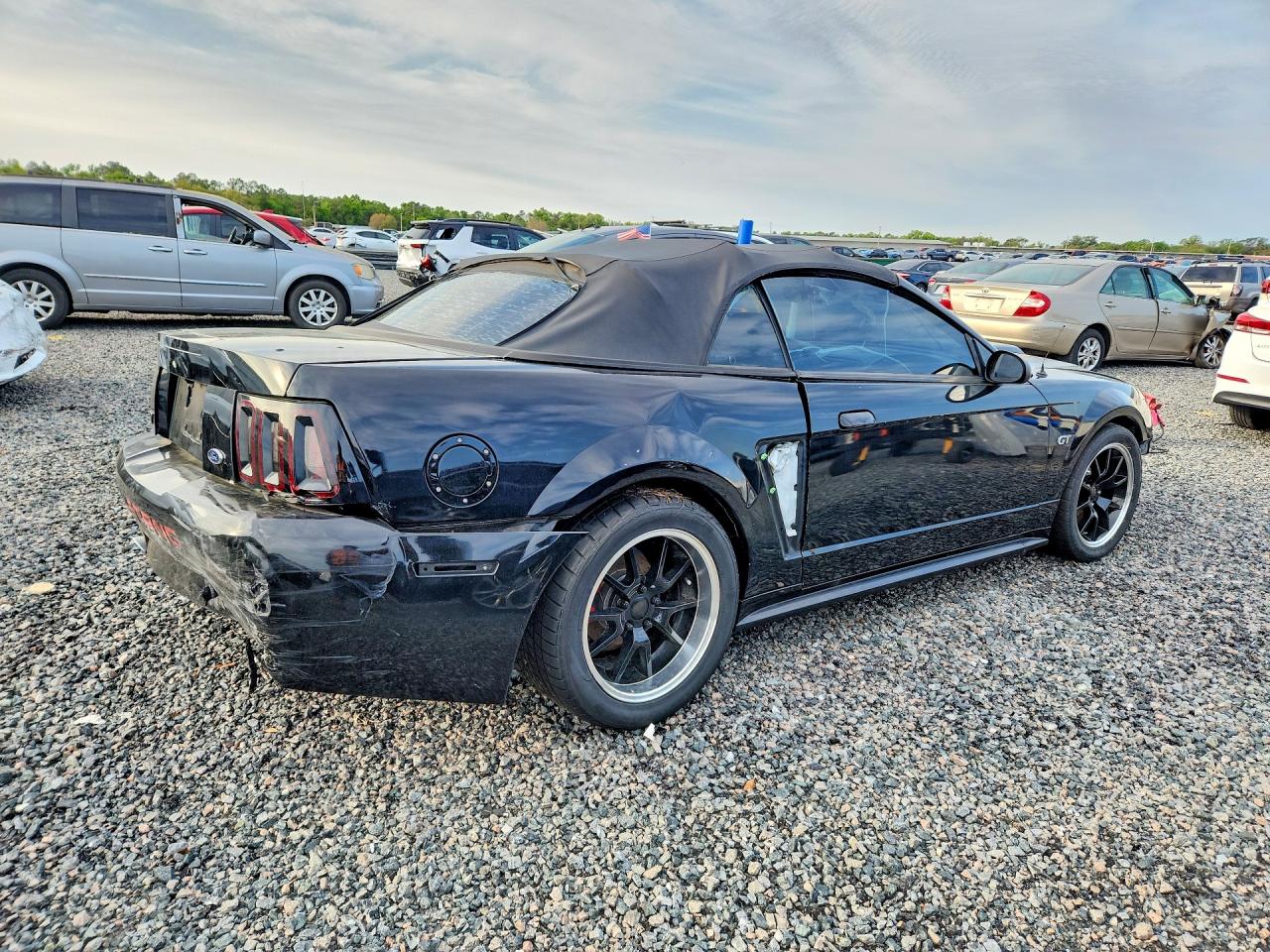 2001 Ford Mustang Gt Black vin: 1FAFP45X11F126679