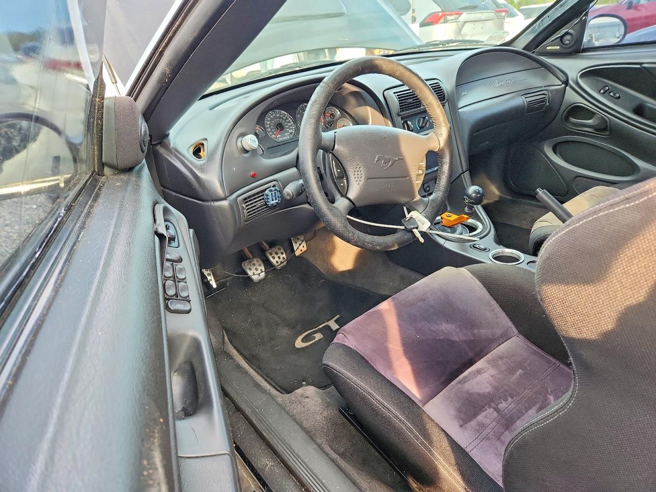2001 Ford Mustang Gt Black vin: 1FAFP45X11F126679