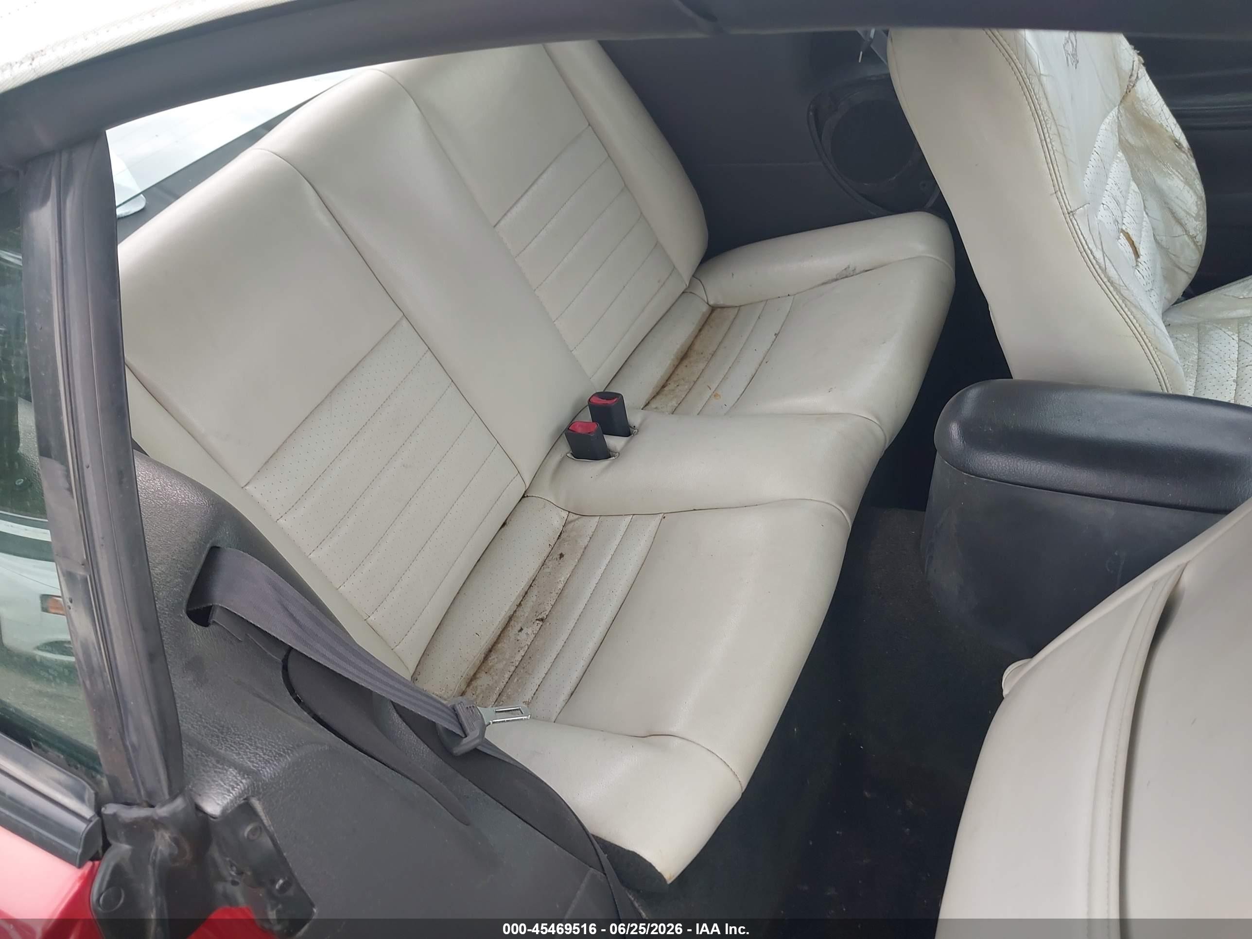 2001 Ford Mustang Gt Red vin: 1FAFP45X11F195212