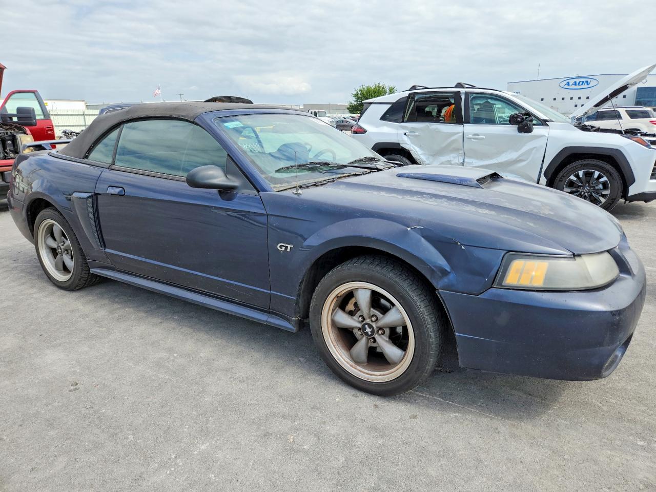 2001 Ford Mustang Gt Blue vin: 1FAFP45X11F238544