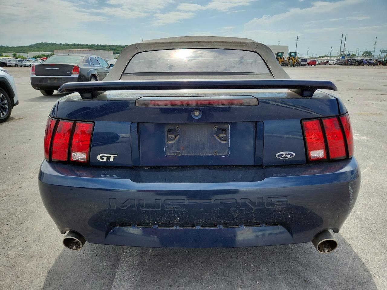 2001 Ford Mustang Gt Blue vin: 1FAFP45X11F238544