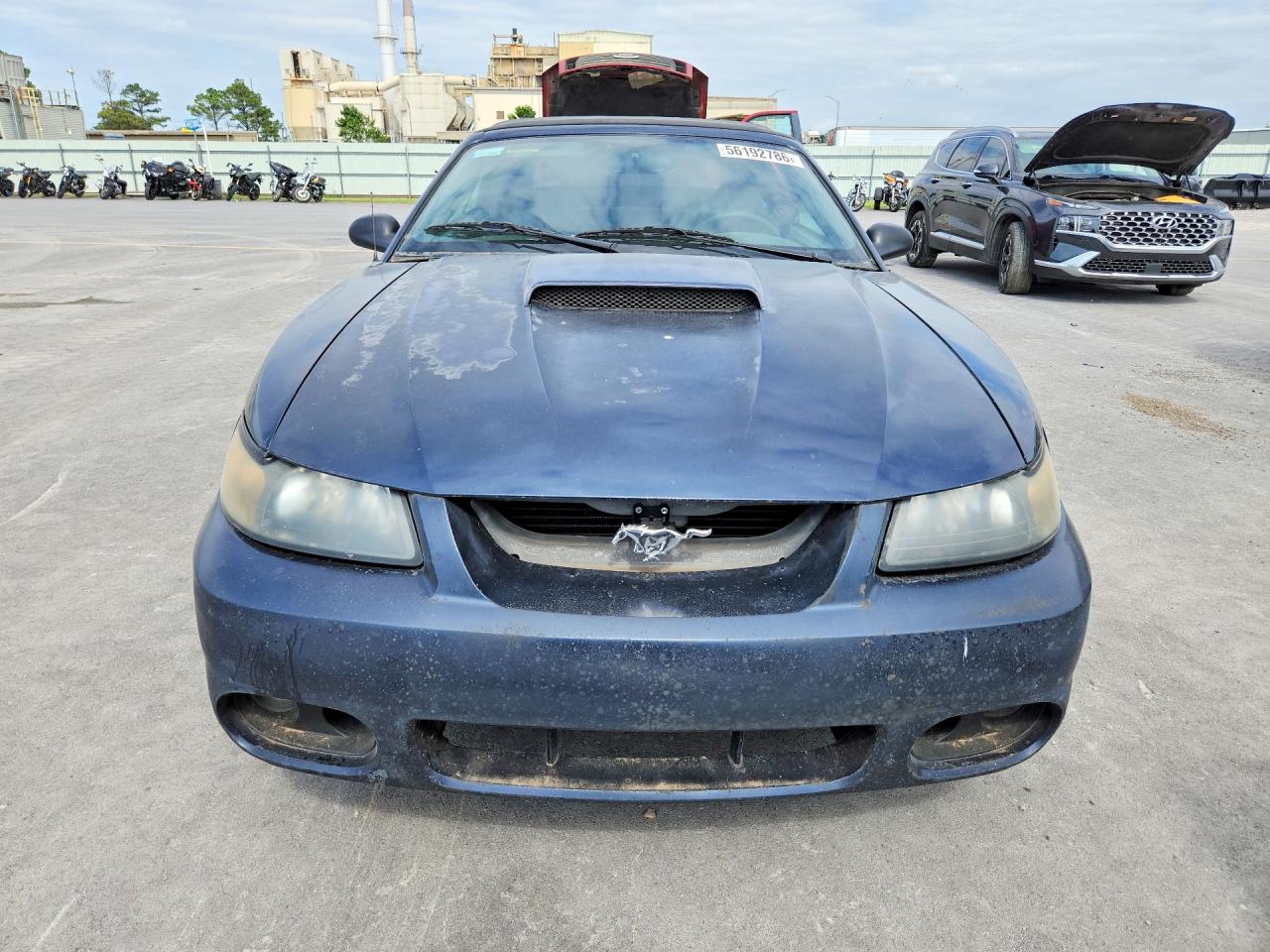 2001 Ford Mustang Gt Blue vin: 1FAFP45X11F238544