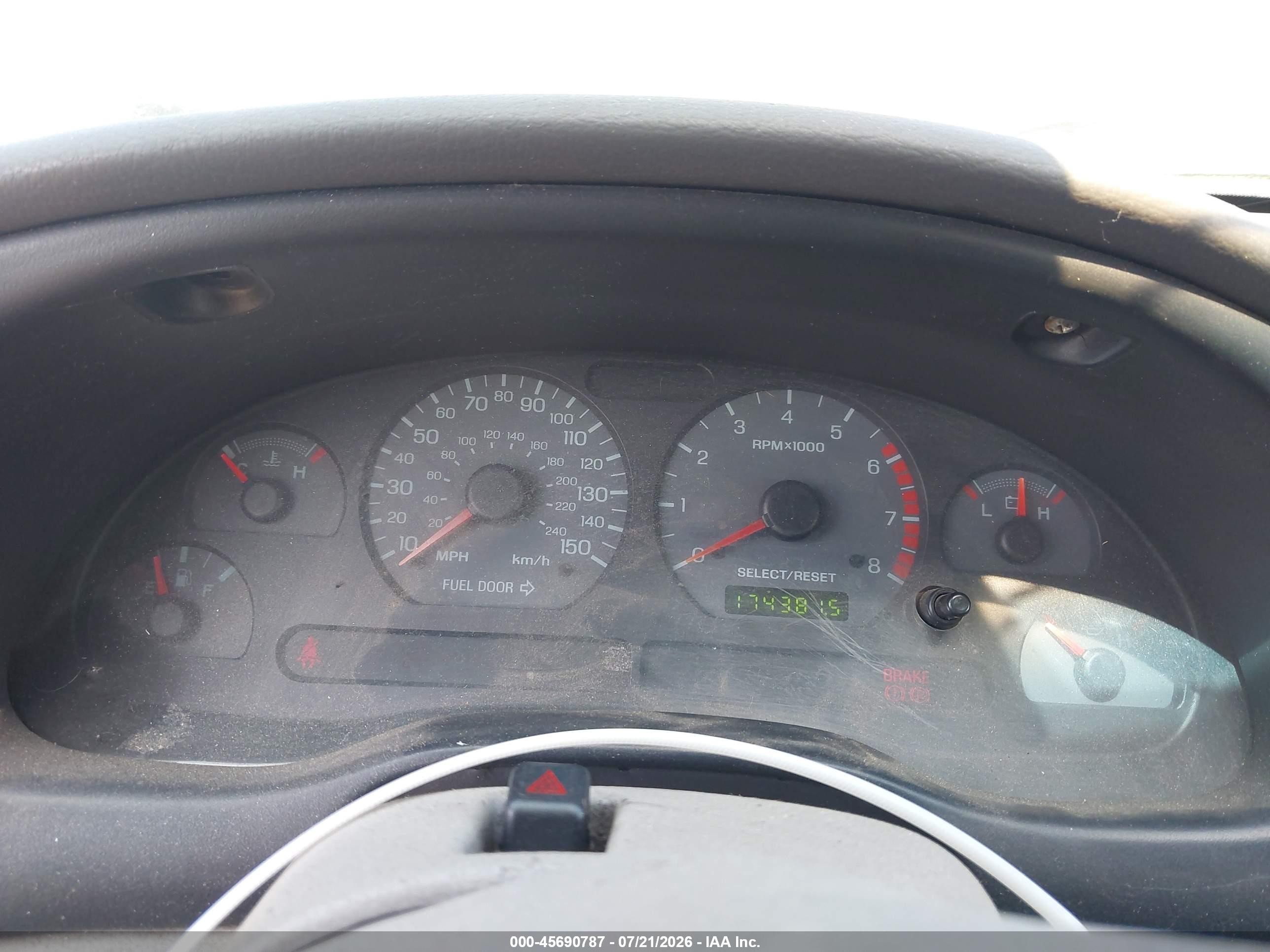2001 Ford Mustang Gt Black vin: 1FAFP45X11F263718