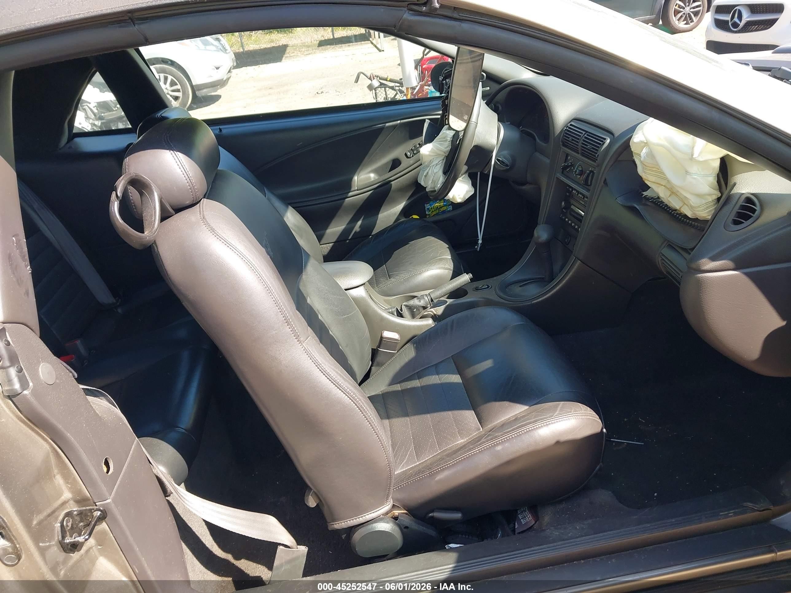 2002 Ford Mustang Gt Gray vin: 1FAFP45X12F182929