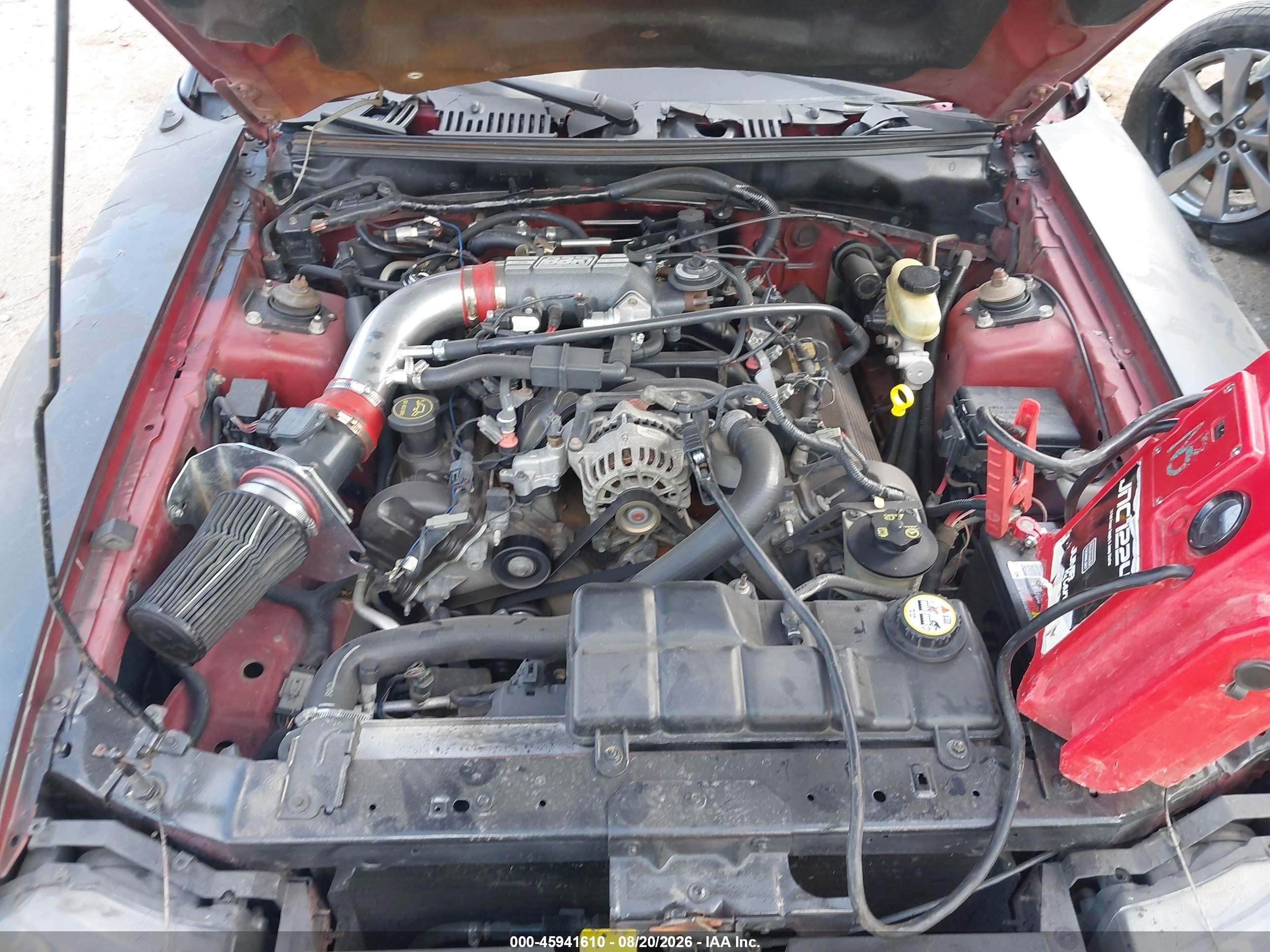 2003 Ford Mustang Gt Черный vin: 1FAFP45X13F393727