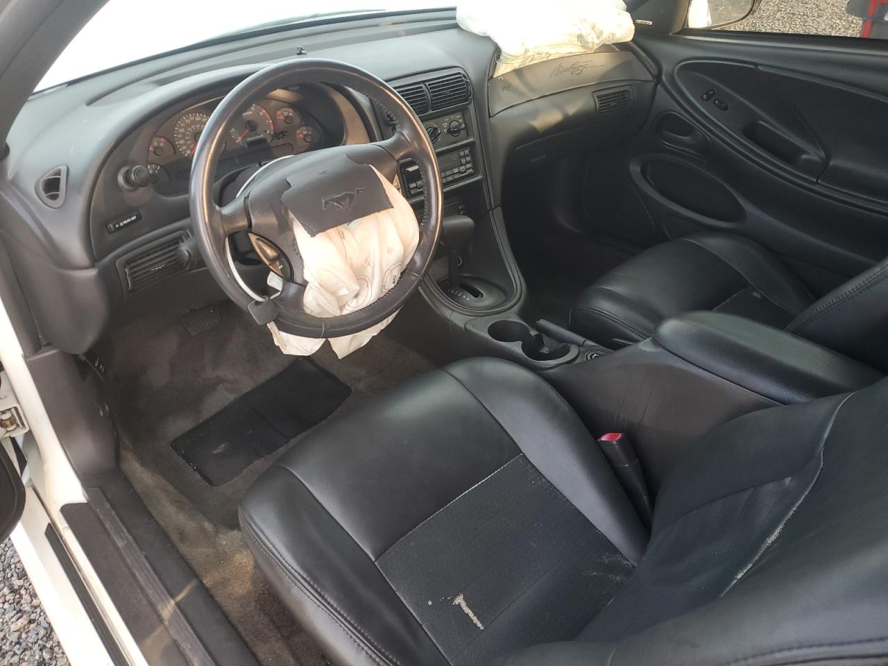 2000 Ford Mustang Gt White vin: 1FAFP45X1YF128118