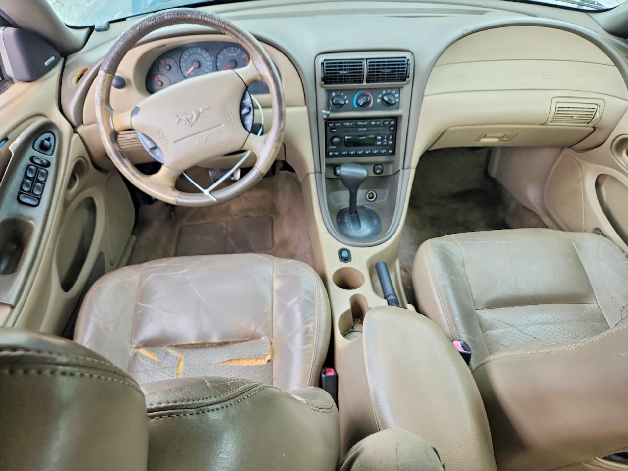 2002 Ford Mustang Gt Синий vin: 1FAFP45X22F161541