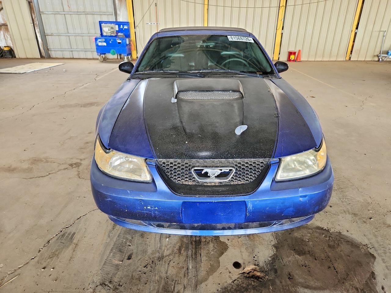 2003 Ford Mustang Gt Blue vin: 1FAFP45X33F412732