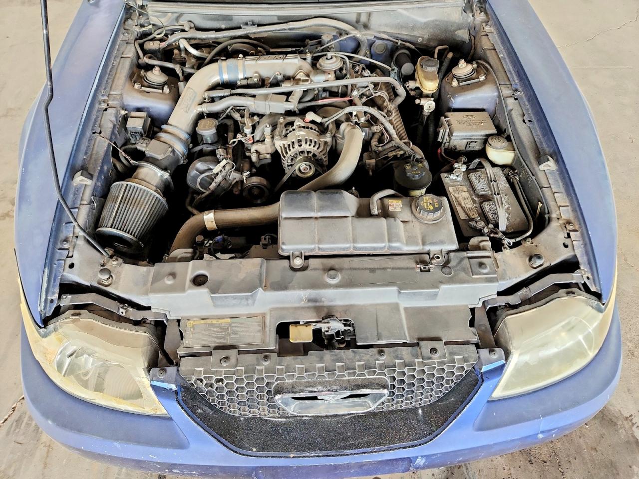 2003 Ford Mustang Gt Blue vin: 1FAFP45X33F412732