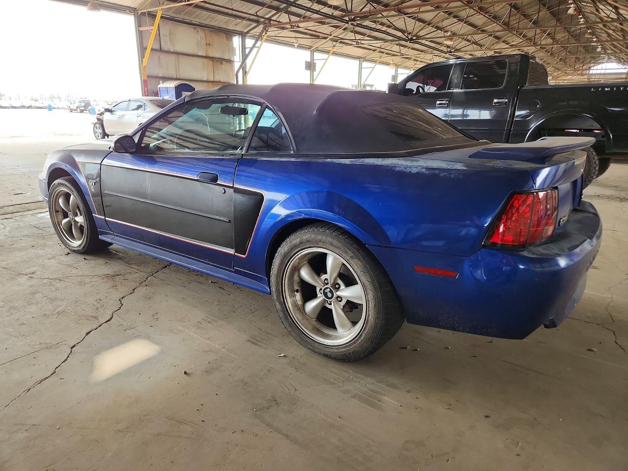 2003 Ford Mustang Gt Blue vin: 1FAFP45X33F412732