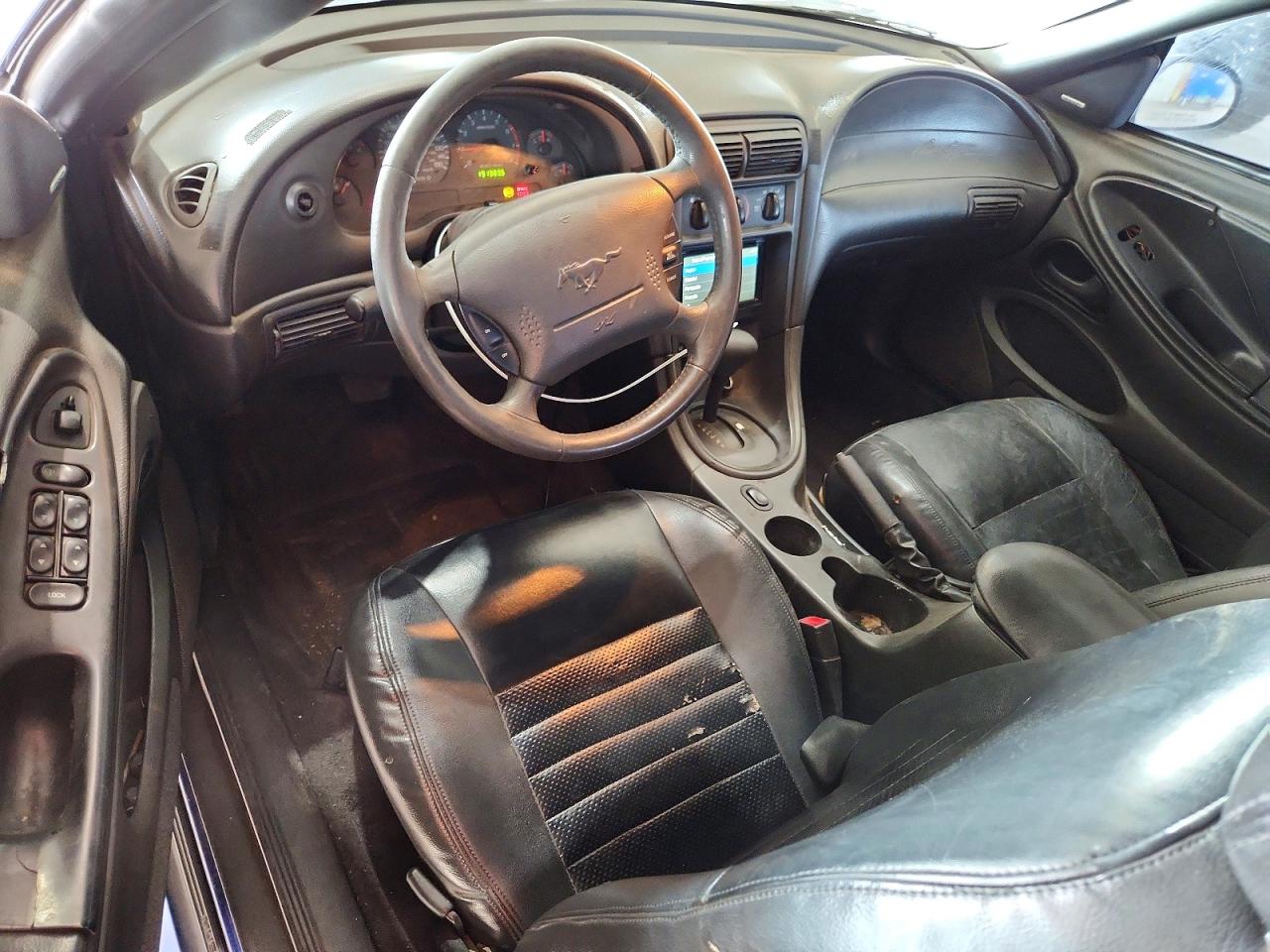 2003 Ford Mustang Gt Blue vin: 1FAFP45X33F412732