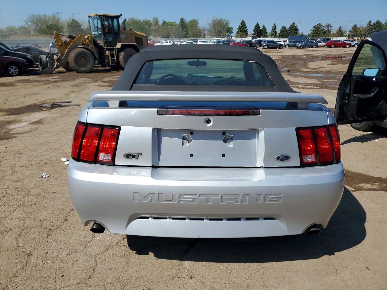 2004 Ford Mustang Gt Silver vin: 1FAFP45X34F125103