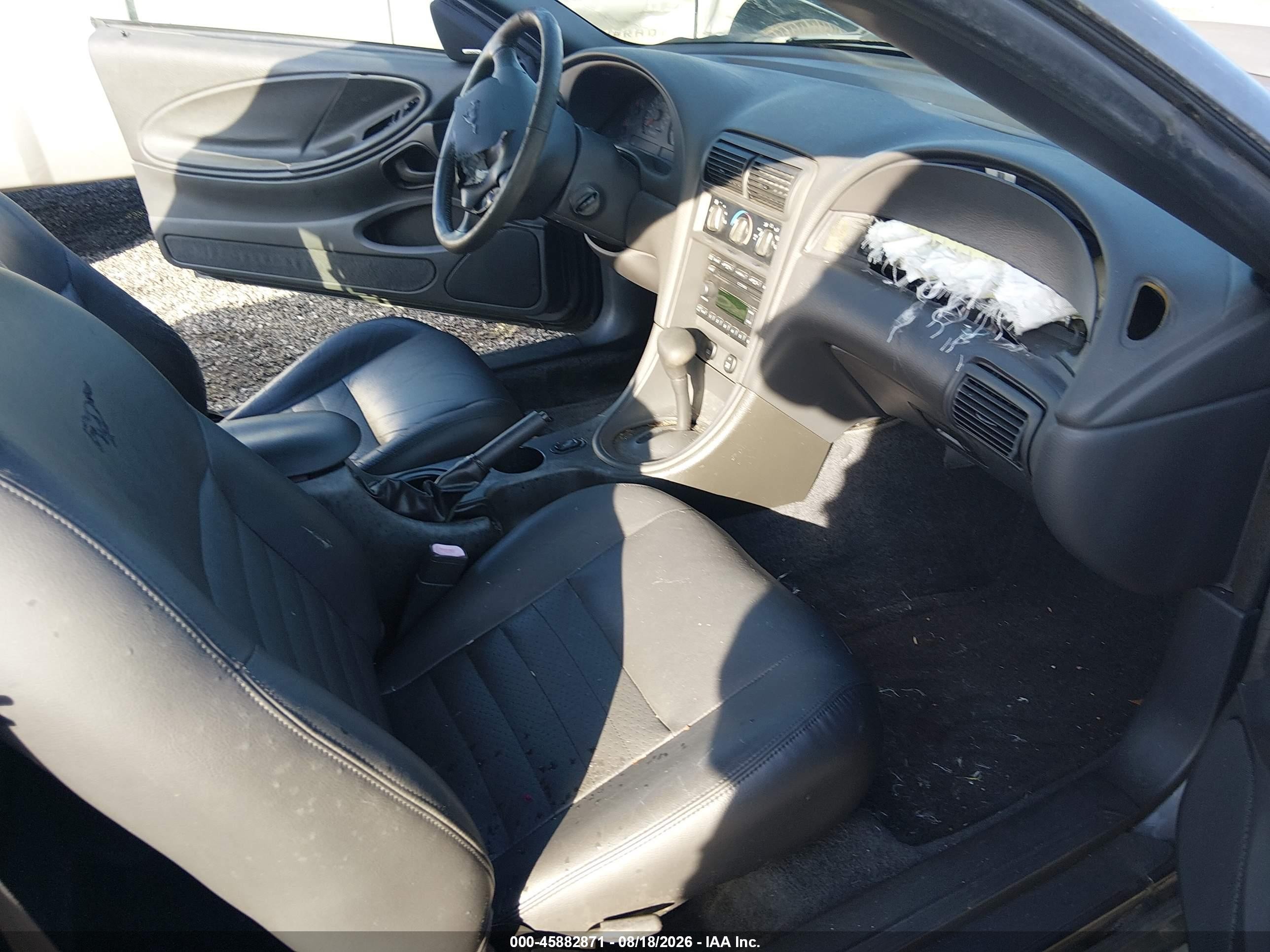 2004 Ford Mustang Gt Gray vin: 1FAFP45X34F129197