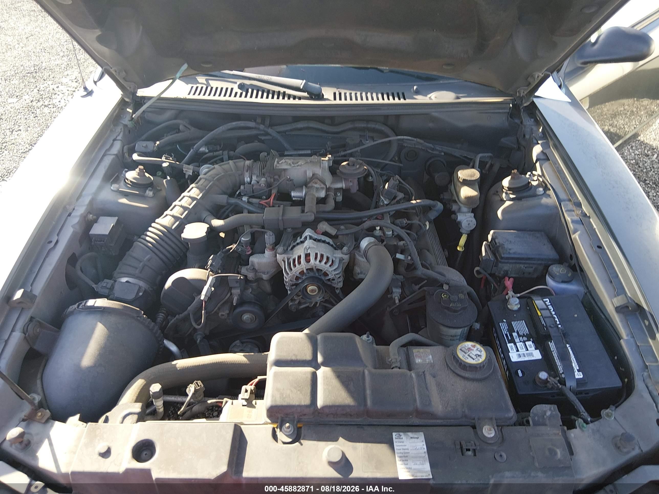 2004 Ford Mustang Gt Gray vin: 1FAFP45X34F129197