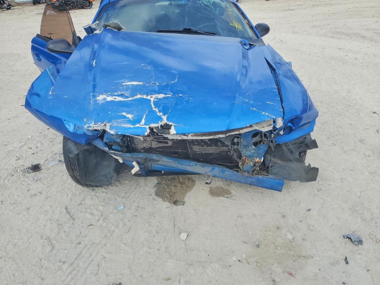 1998 Ford Mustang Gt Blue vin: 1FAFP45X3WF214172