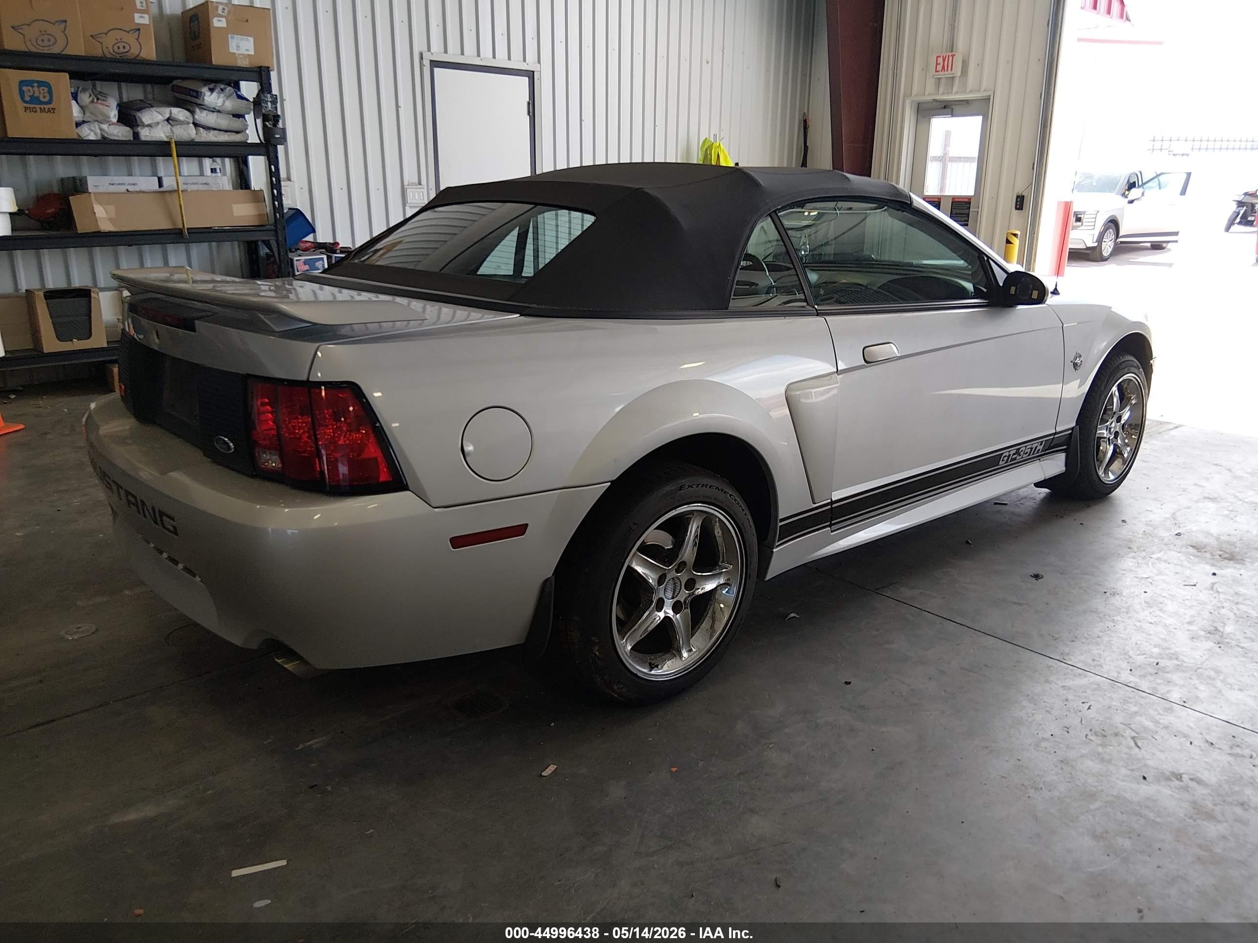 1999 Ford Mustang Gt Silver vin: 1FAFP45X3XF185922