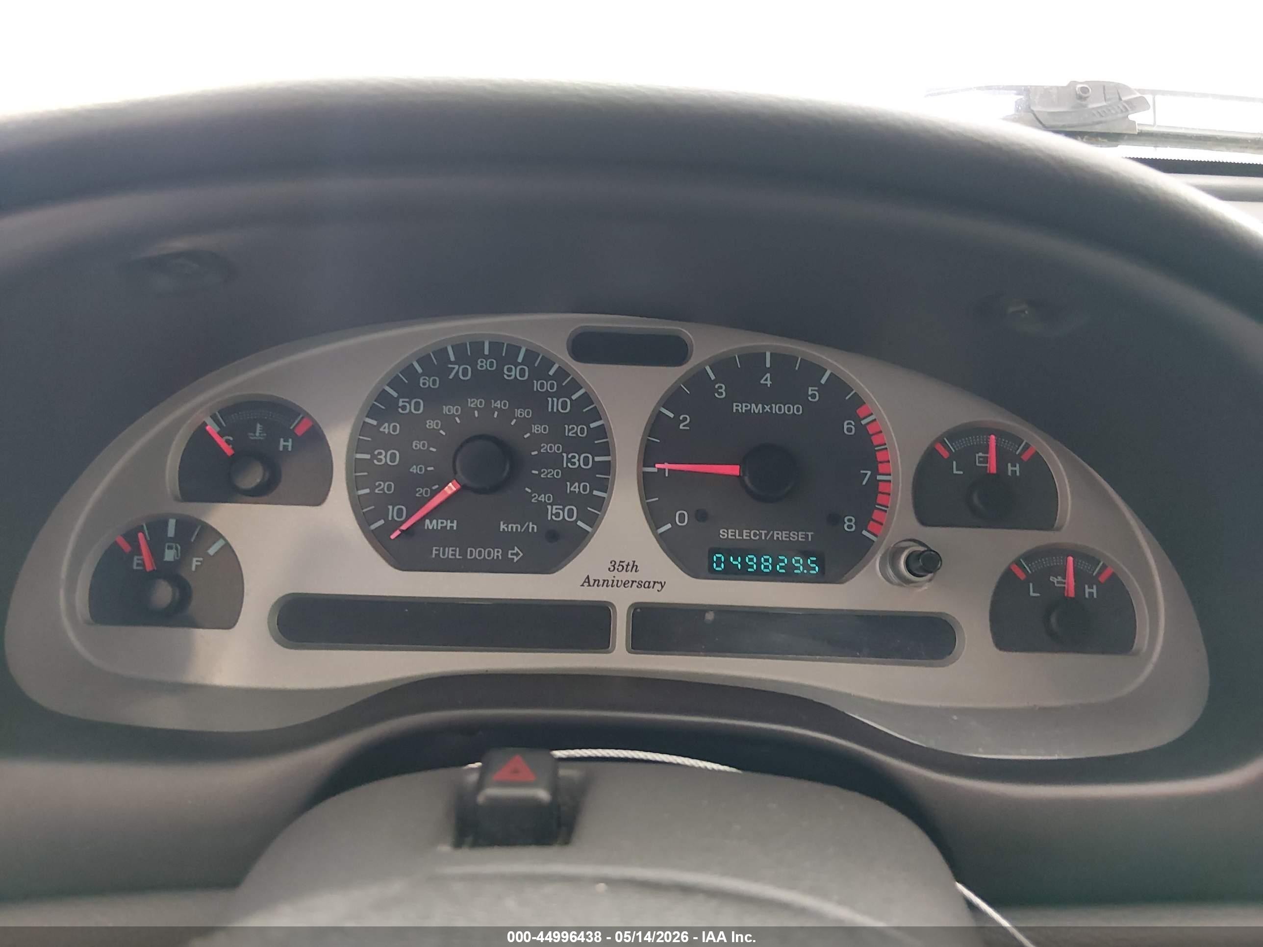 1999 Ford Mustang Gt Silver vin: 1FAFP45X3XF185922
