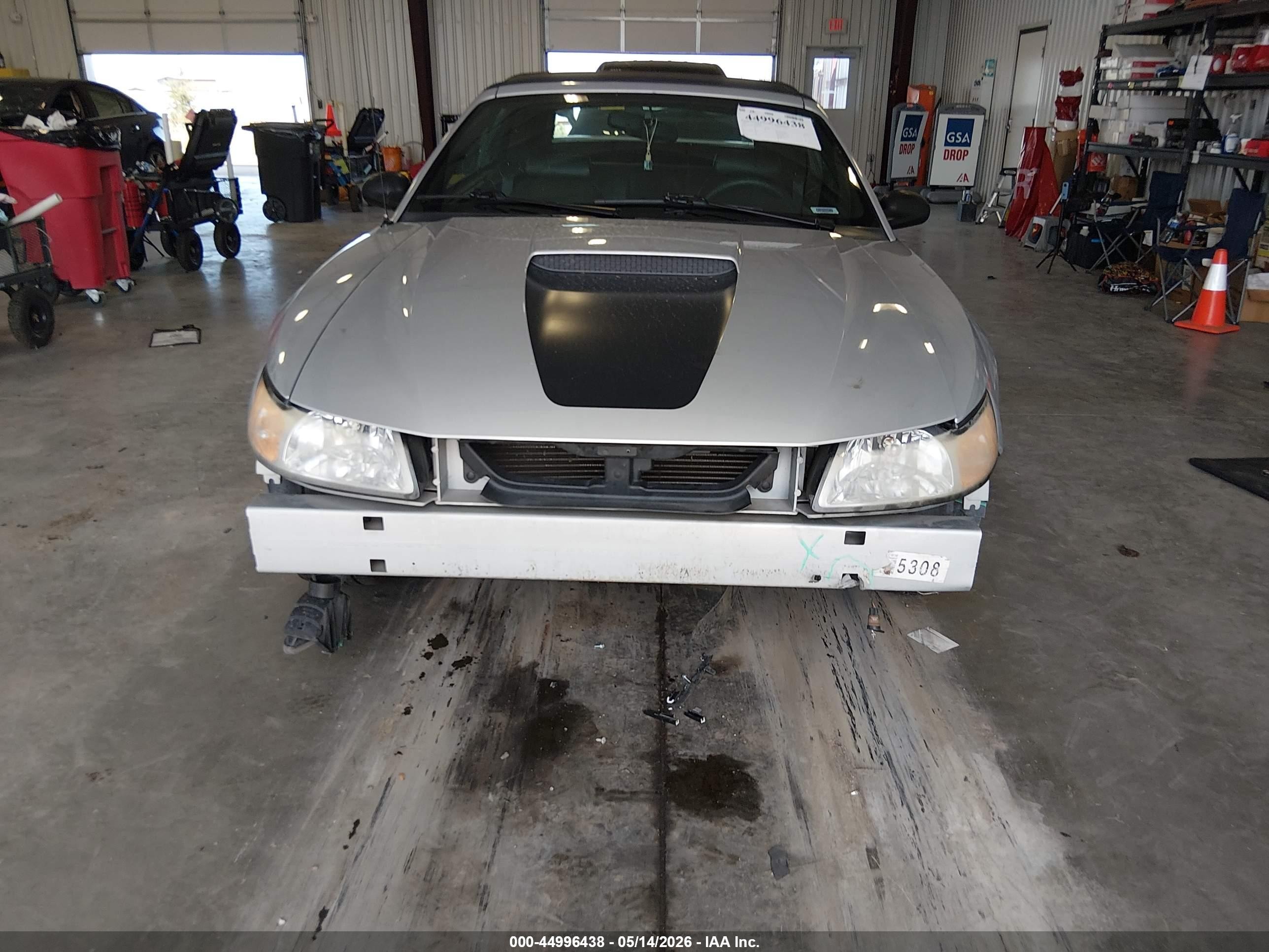 1999 Ford Mustang Gt Silver vin: 1FAFP45X3XF185922