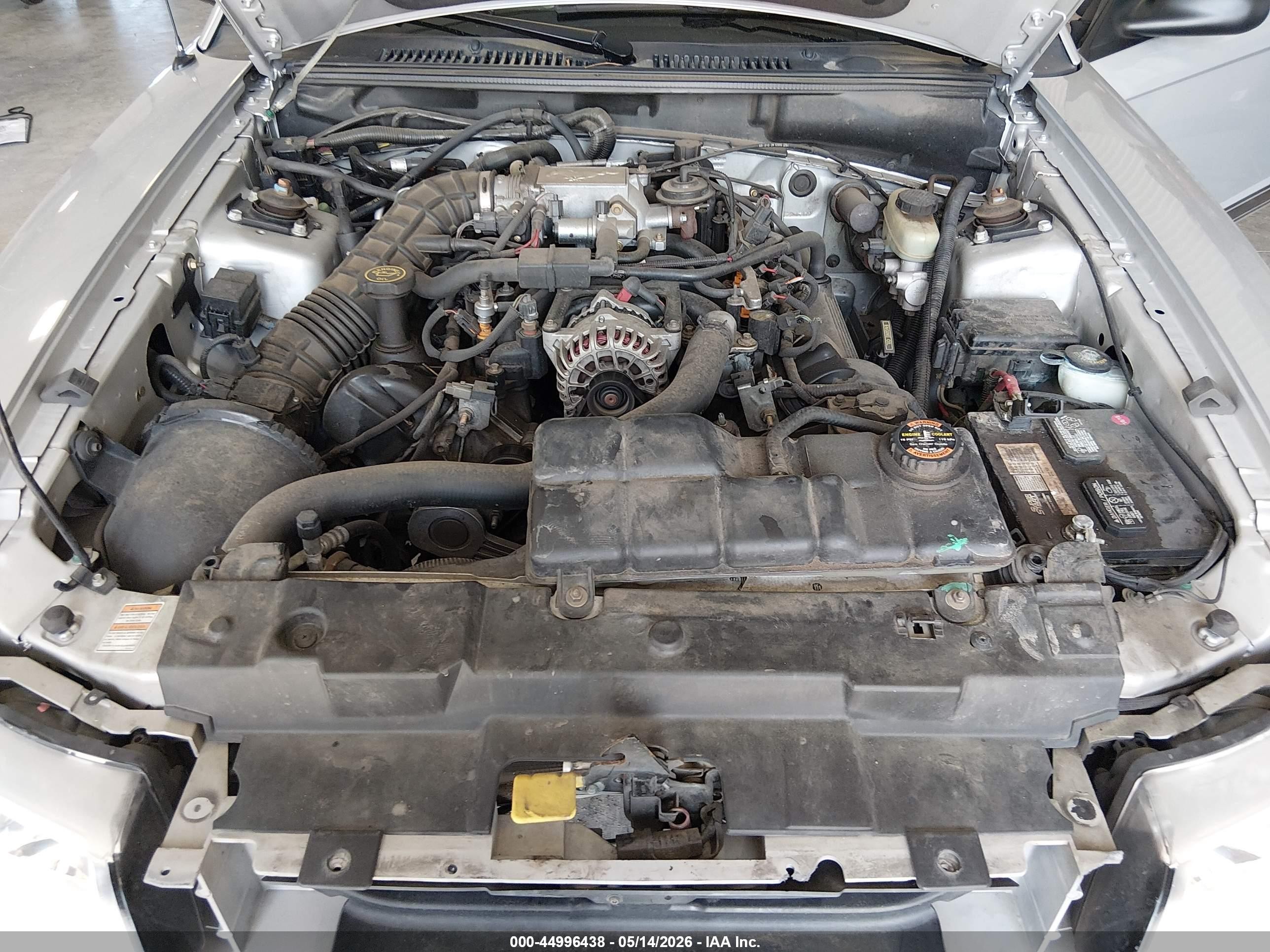 1999 Ford Mustang Gt Silver vin: 1FAFP45X3XF185922
