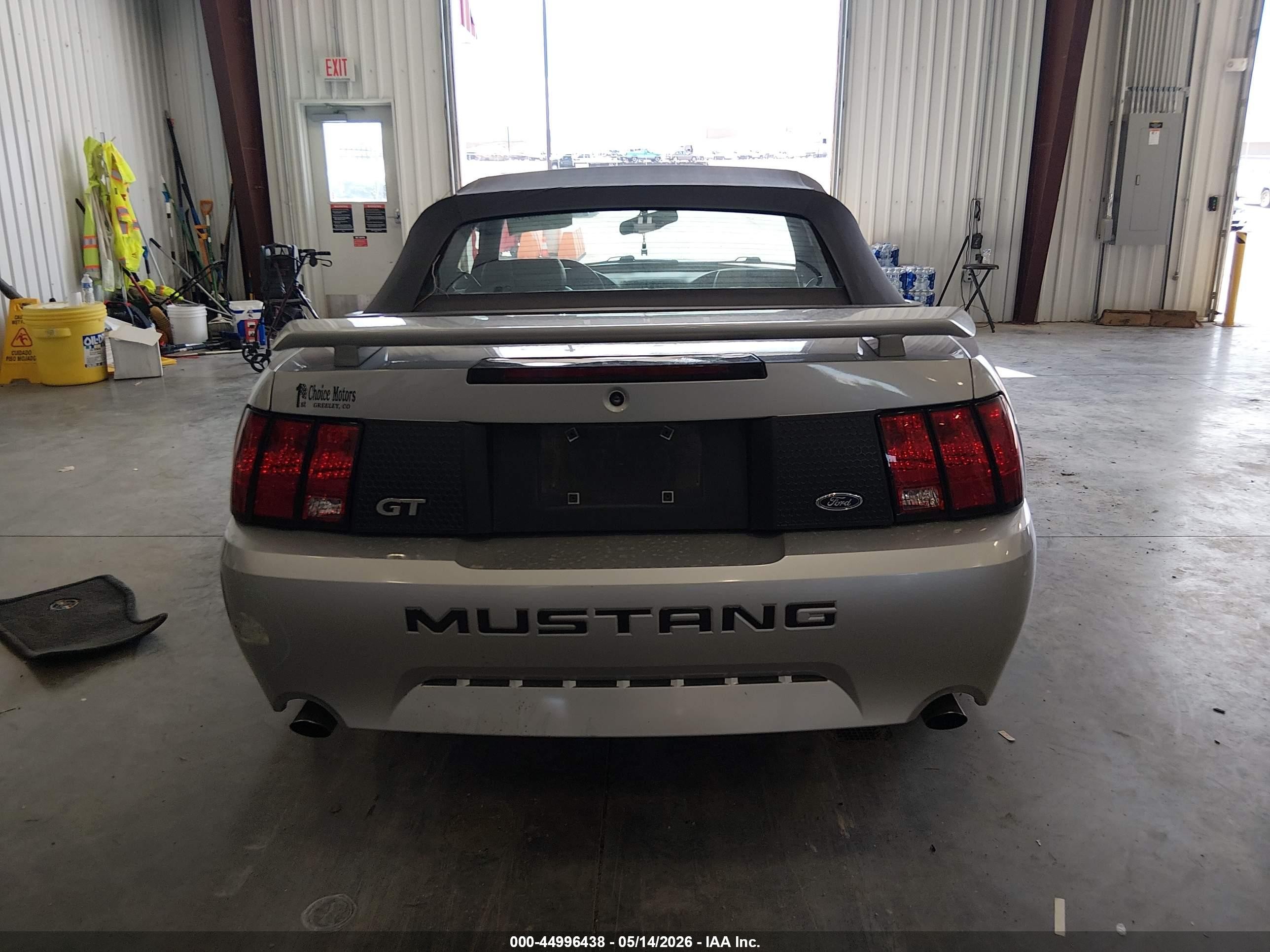 1999 Ford Mustang Gt Silver vin: 1FAFP45X3XF185922