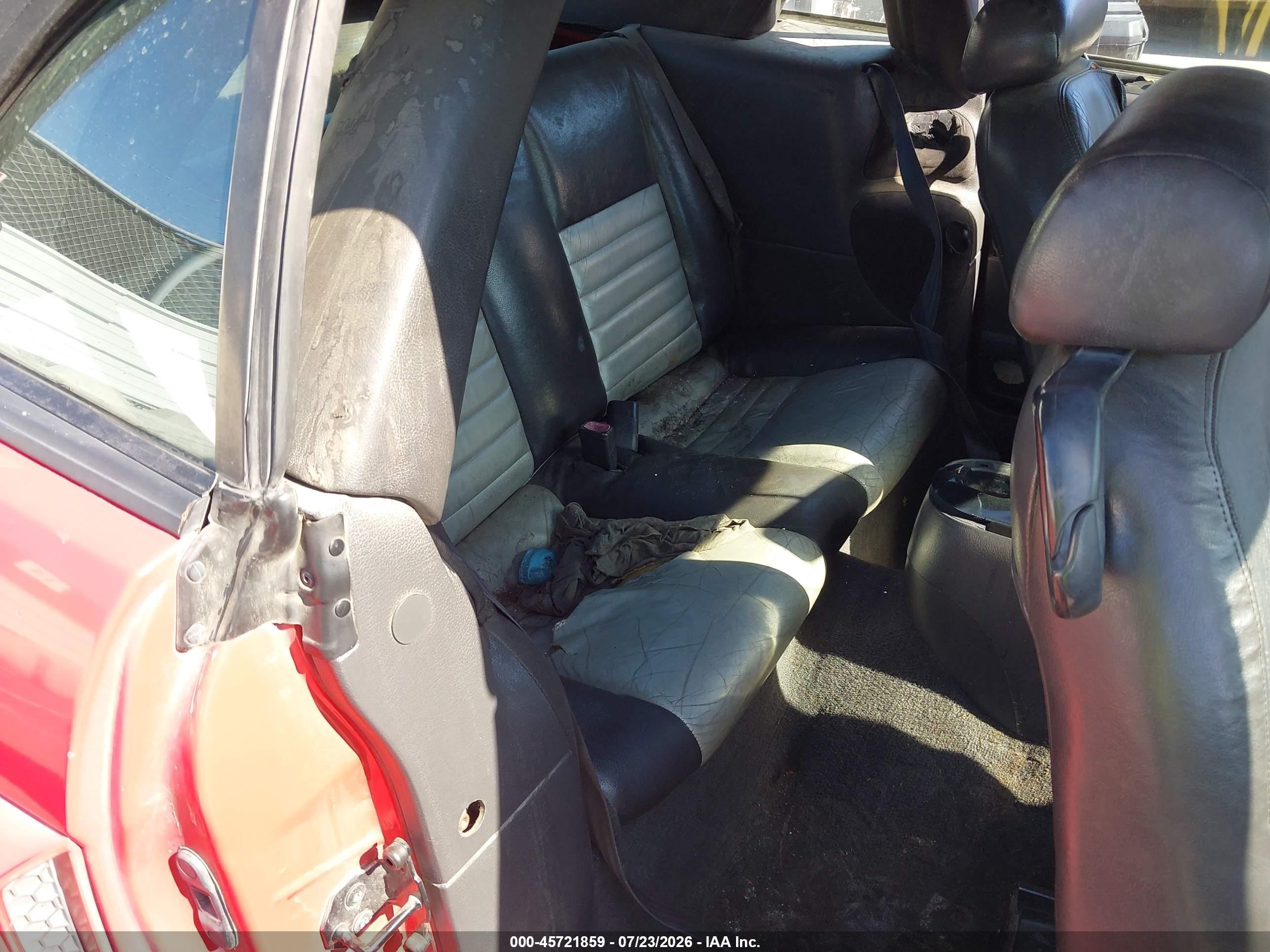 1999 Ford Mustang Gt Red vin: 1FAFP45X3XF194023