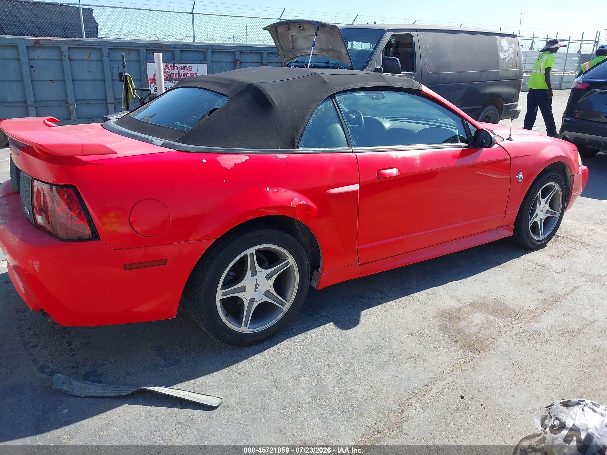 1999 Ford Mustang Gt Red vin: 1FAFP45X3XF194023