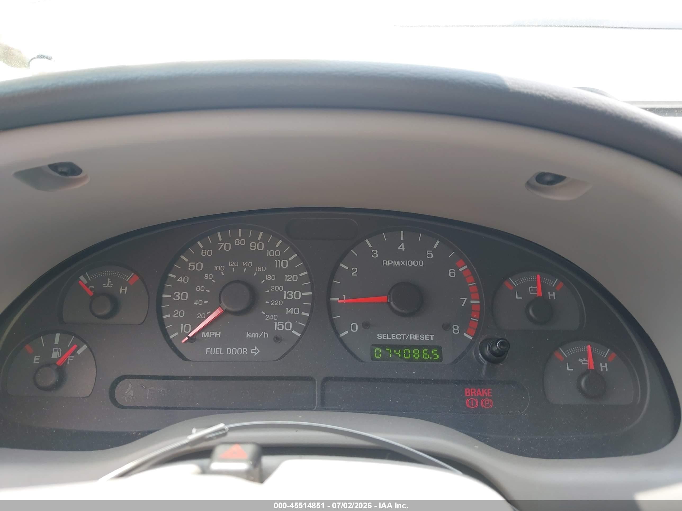 2001 Ford Mustang Gt Серебряный vin: 1FAFP45X41F160616