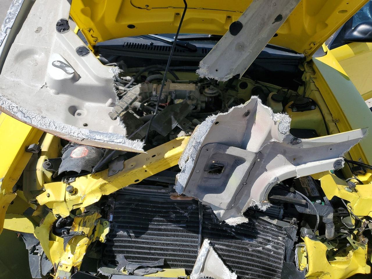 2001 Ford Mustang Gt Yellow vin: 1FAFP45X41F198654