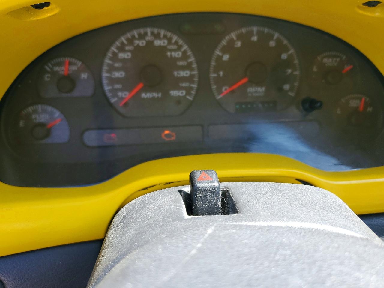 2001 Ford Mustang Gt Yellow vin: 1FAFP45X41F198654