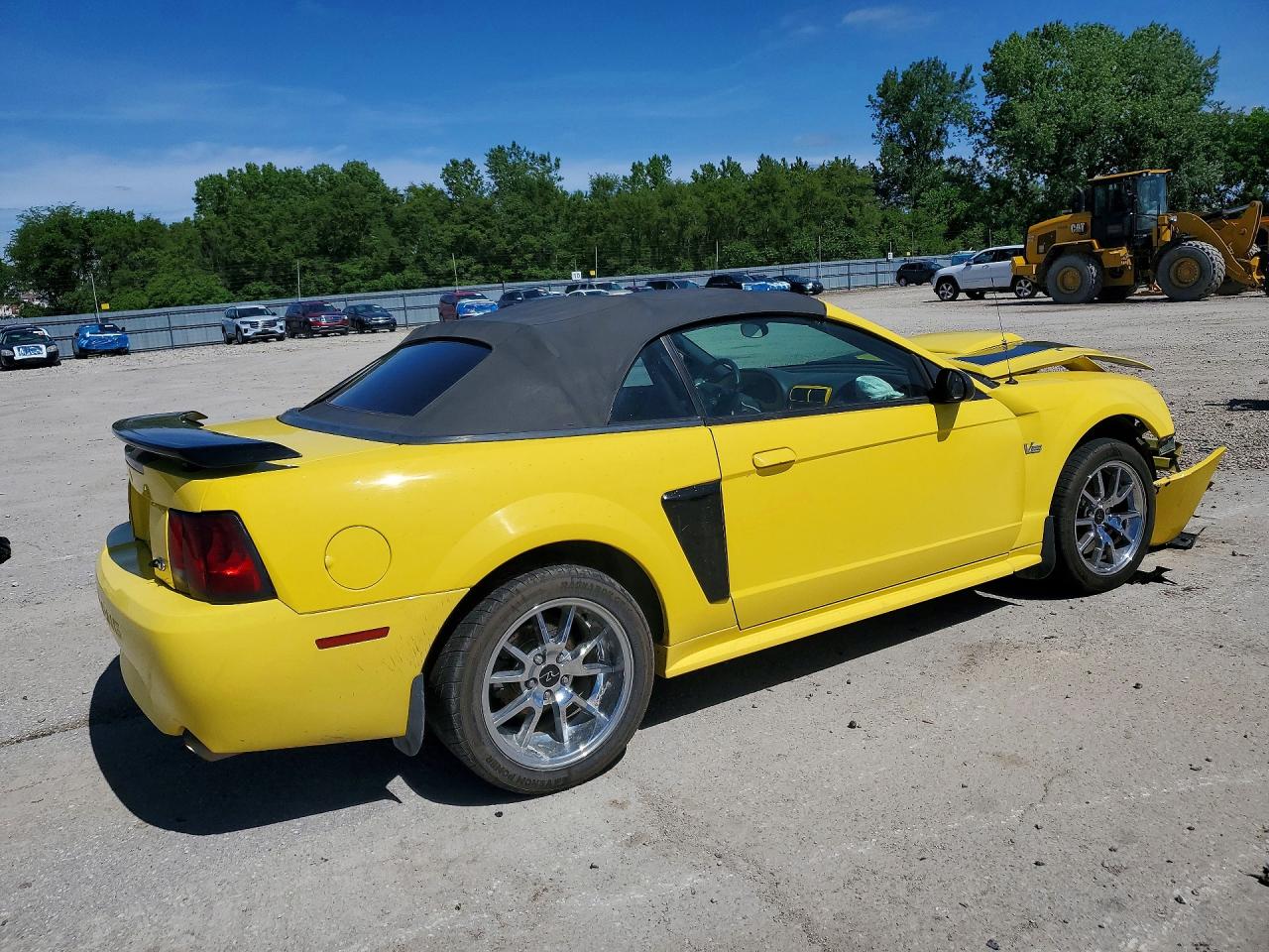 2001 Ford Mustang Gt Yellow vin: 1FAFP45X41F198654