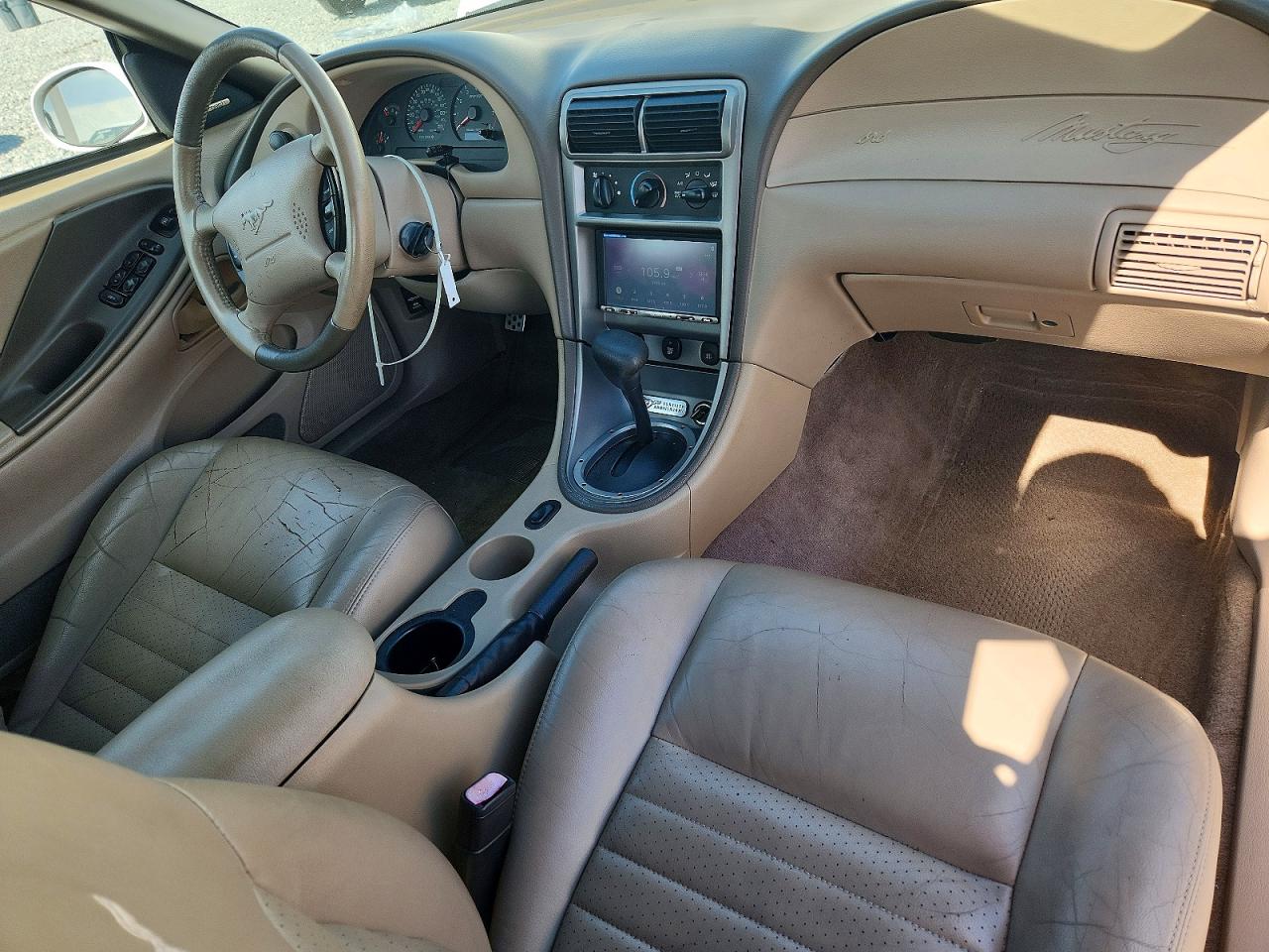 2004 Ford Mustang Gt White vin: 1FAFP45X44F119049