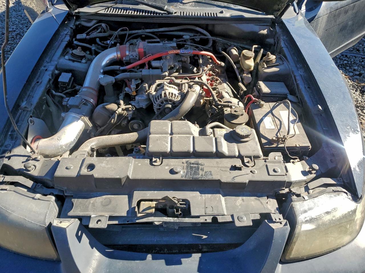 2001 Ford Mustang Gt Black vin: 1FAFP45X51F124658