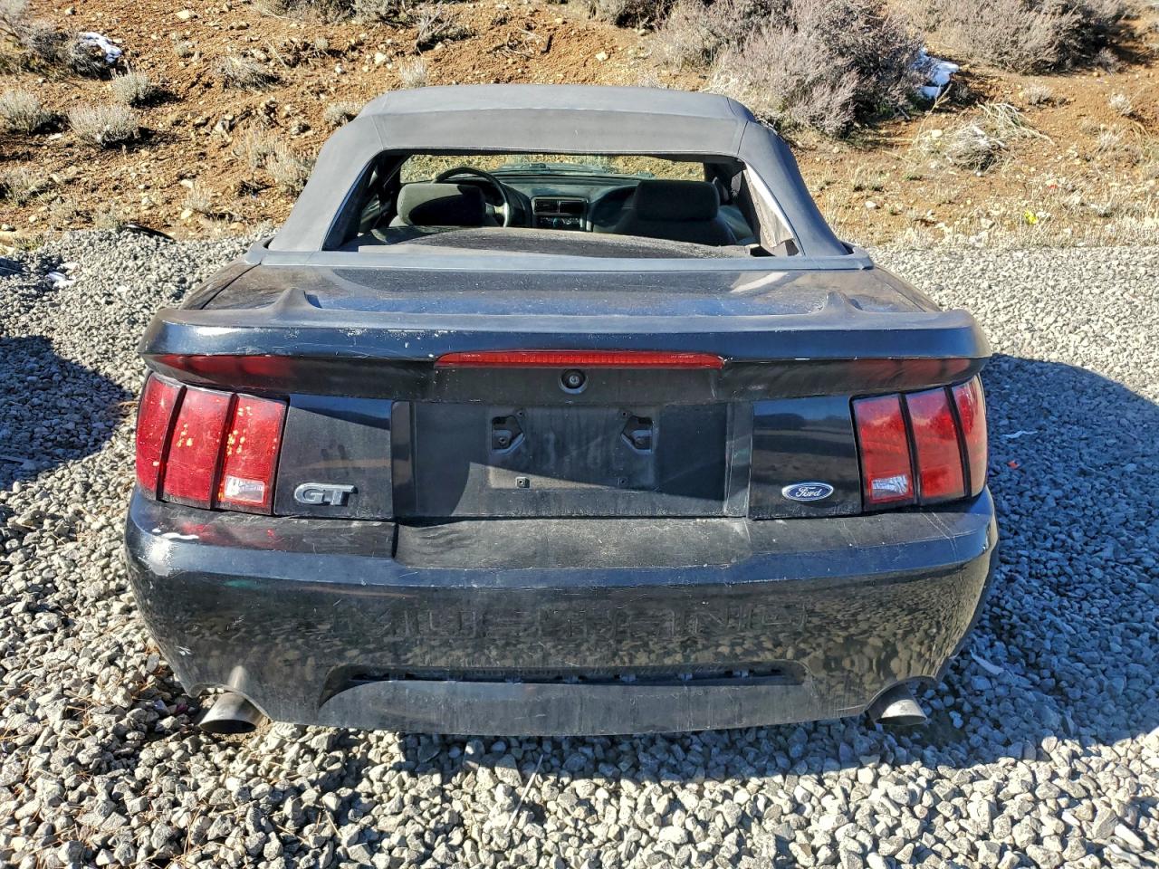 2001 Ford Mustang Gt Black vin: 1FAFP45X51F124658