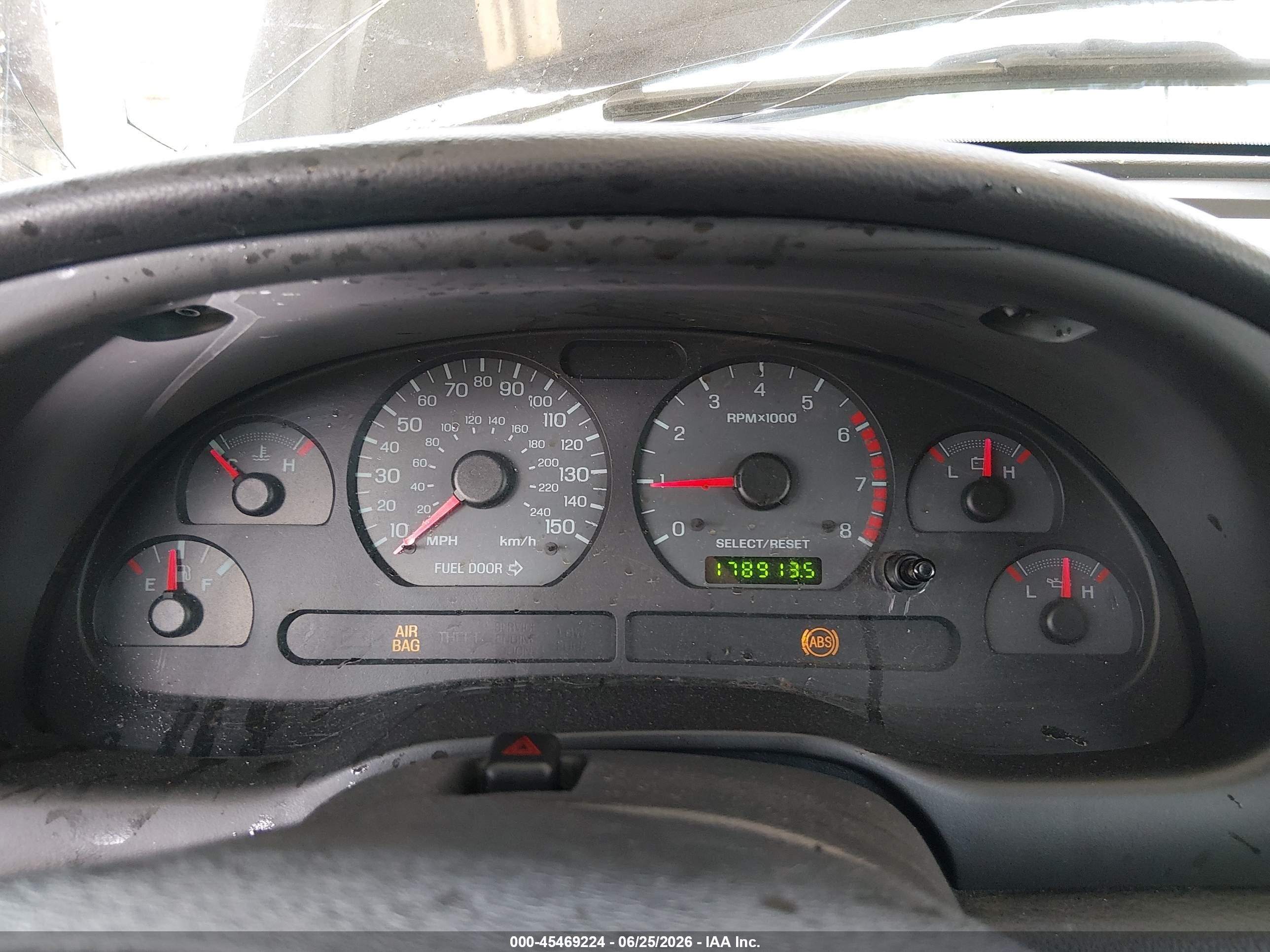 2001 Ford Mustang Gt Black vin: 1FAFP45X51F223853