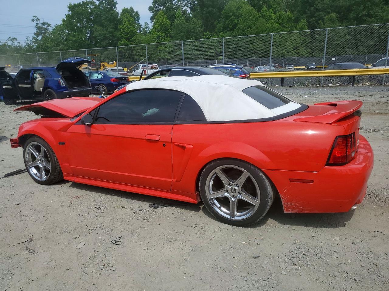2000 Ford Mustang Gt Красный vin: 1FAFP45X6YF123187