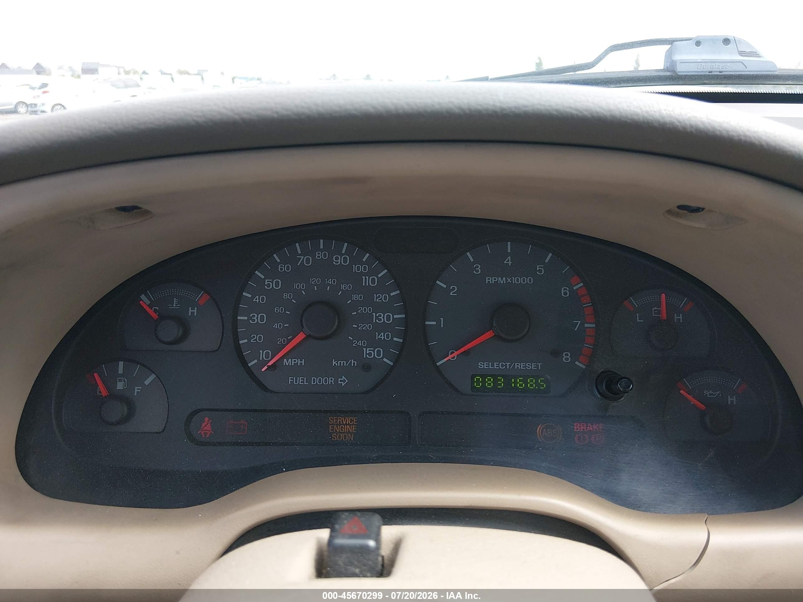 2001 Ford Mustang Gt White vin: 1FAFP45X71F189933