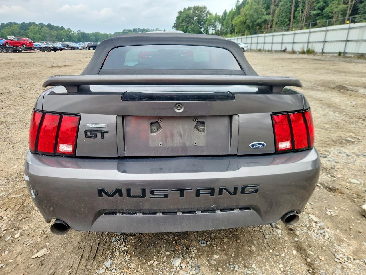 2003 Ford Mustang Gt Gray vin: 1FAFP45X73F384417