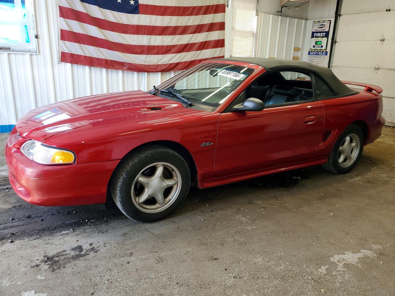 1998 Ford Mustang Gt Красный vin: 1FAFP45X7WF143946