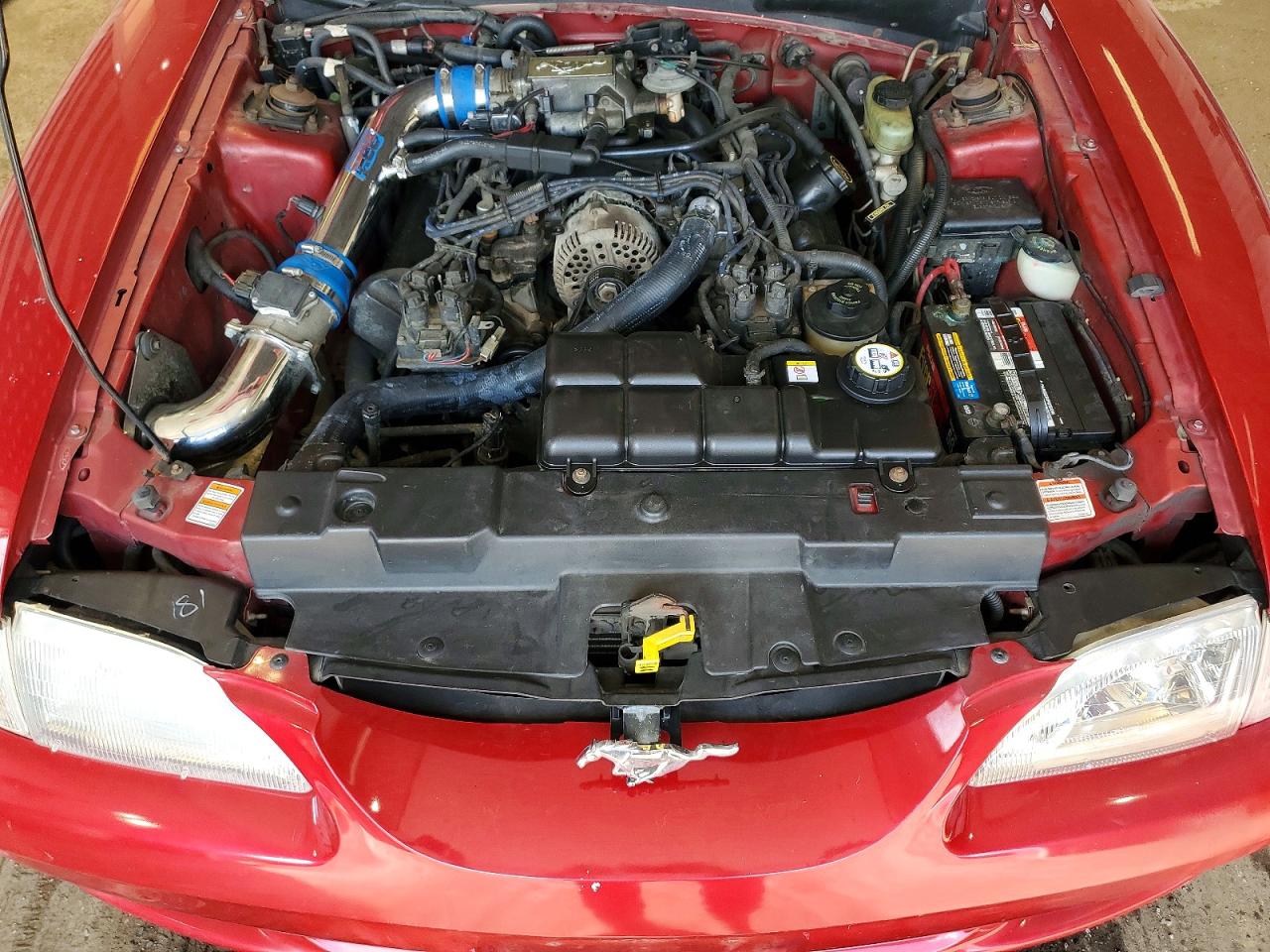 1998 Ford Mustang Gt Red vin: 1FAFP45X7WF143946